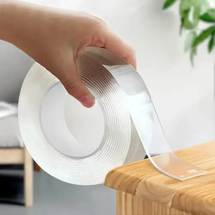Adhesive Tape Transparent Nano Gel Washable & Reusable