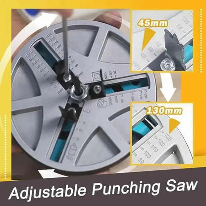 Adjustable Drill Bit 1.77 to 5.12 Inch Triple-Tooth
