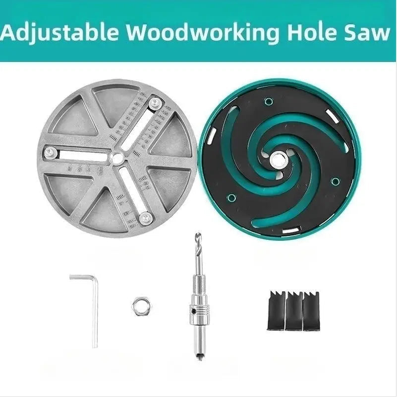 Adjustable Drill Bit 1.77 to 5.12 Inch Triple-Tooth