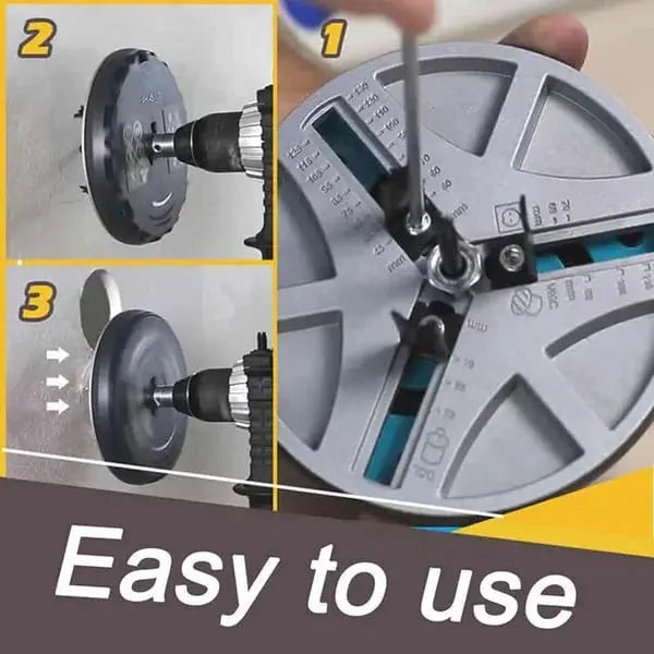 Adjustable Drill Bit 1.77 to 5.12 Inch Triple-Tooth