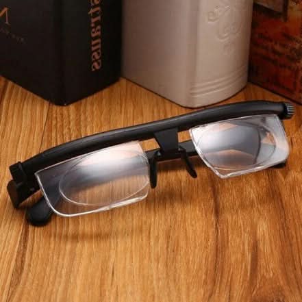 Adjustable Focus Glasses Prescription-Free Lightweight Impact-Resistant