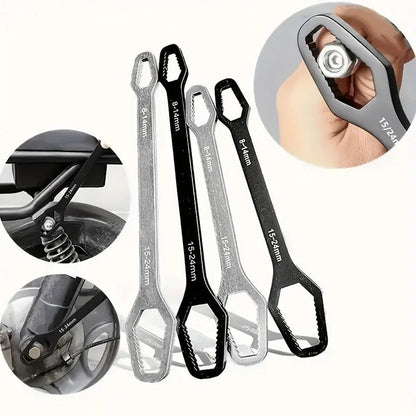Adjustable Wrench Double-Ended Dual Range