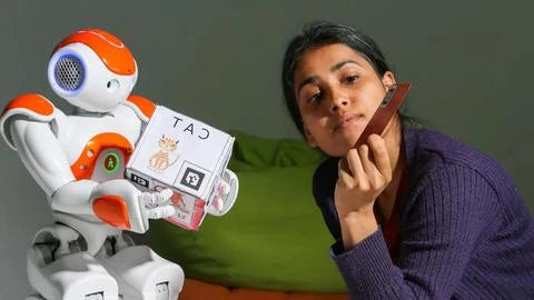 Advanced Humanoid Robot Companion Featuring Cutting-Edge Artificial Intelligence