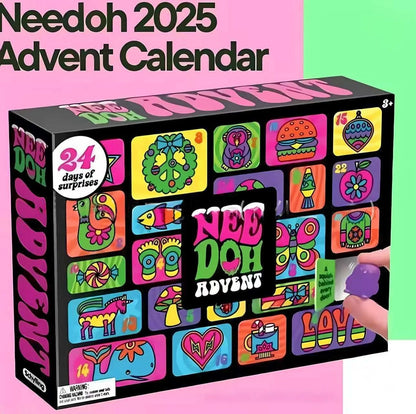 Advent Calendar 24 Blind Box Compartments Resin Figures