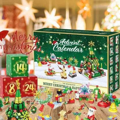 Advent Calendar 24-Day Buildable Blocks Ready To Play