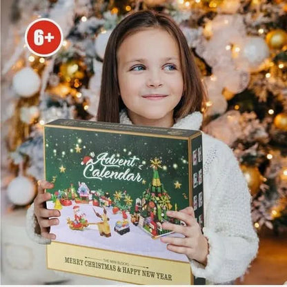 Advent Calendar 24-Day Buildable Blocks Ready To Play