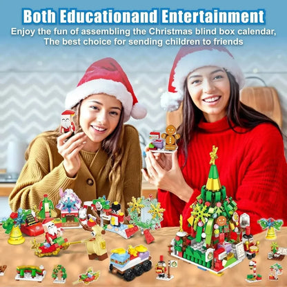Advent Calendar 24-Day Buildable Blocks Ready To Play