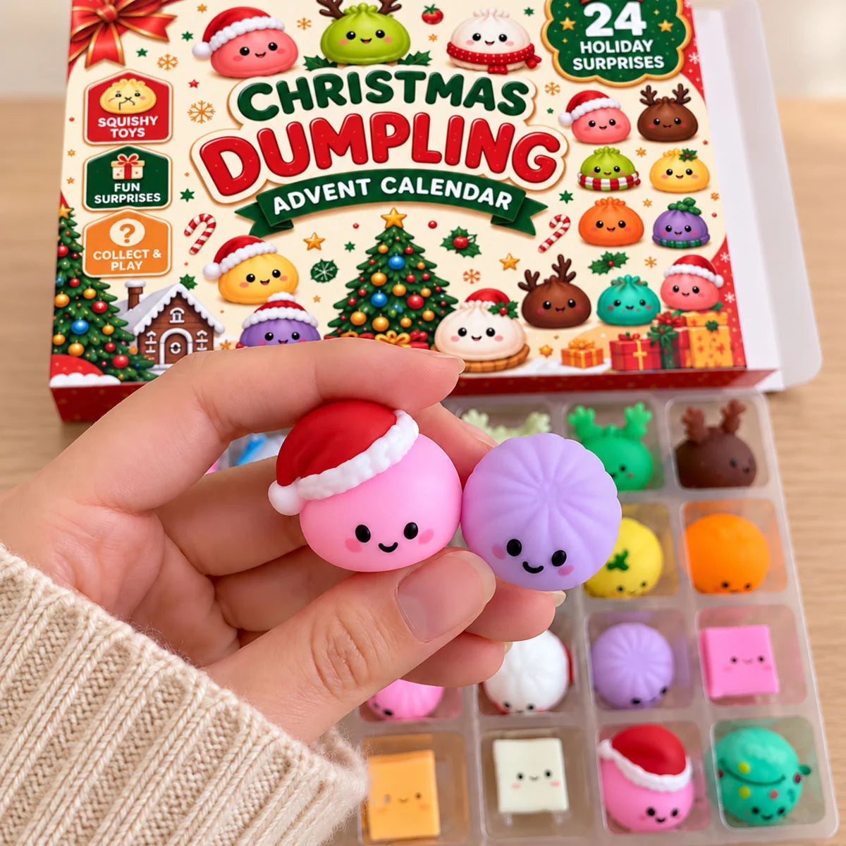 Advent Calendar 24-Day Dumpling Squishies
