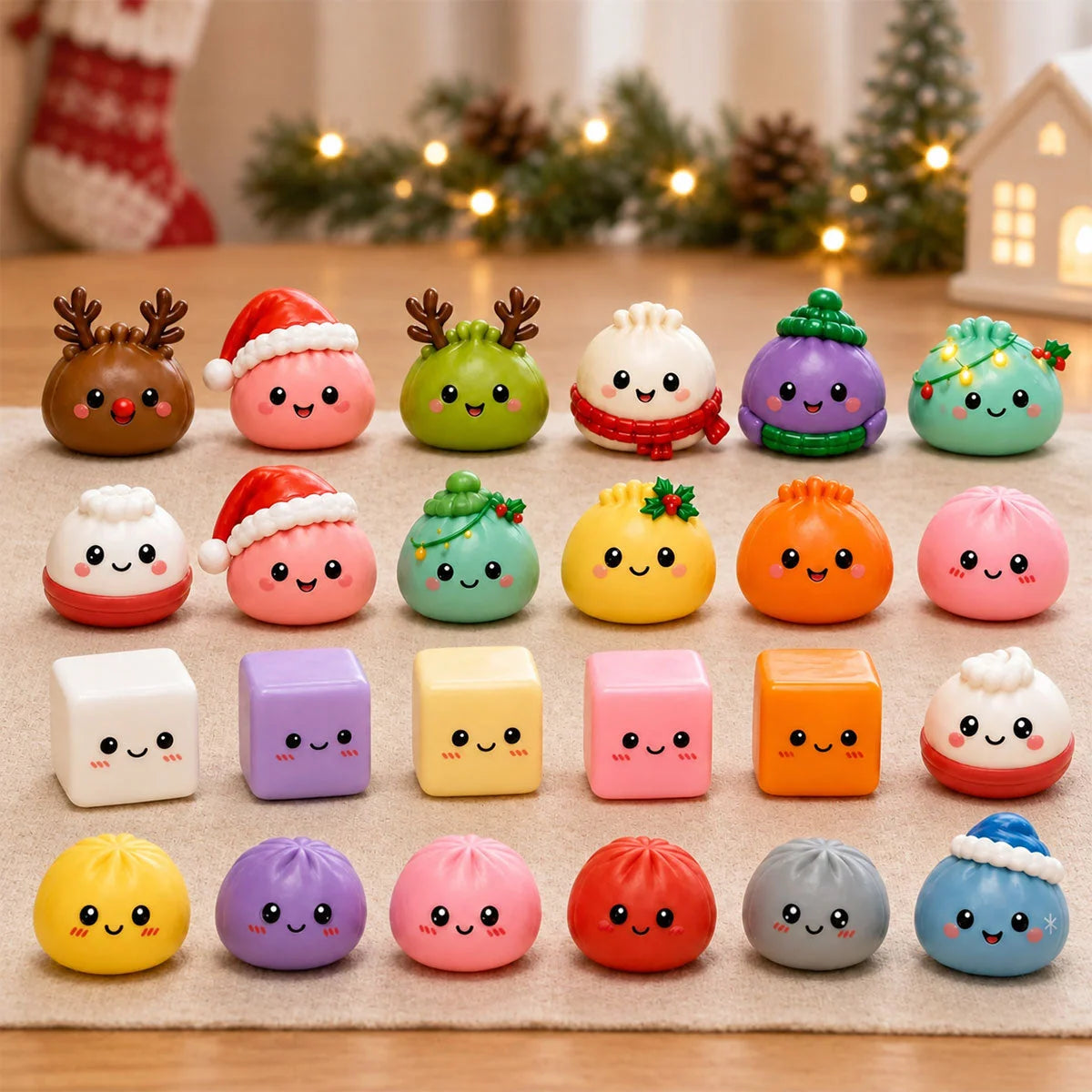Advent Calendar 24-Day Dumpling Squishies