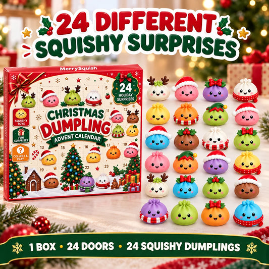 Advent Calendar 24-Day Soft Dumpling Squishies