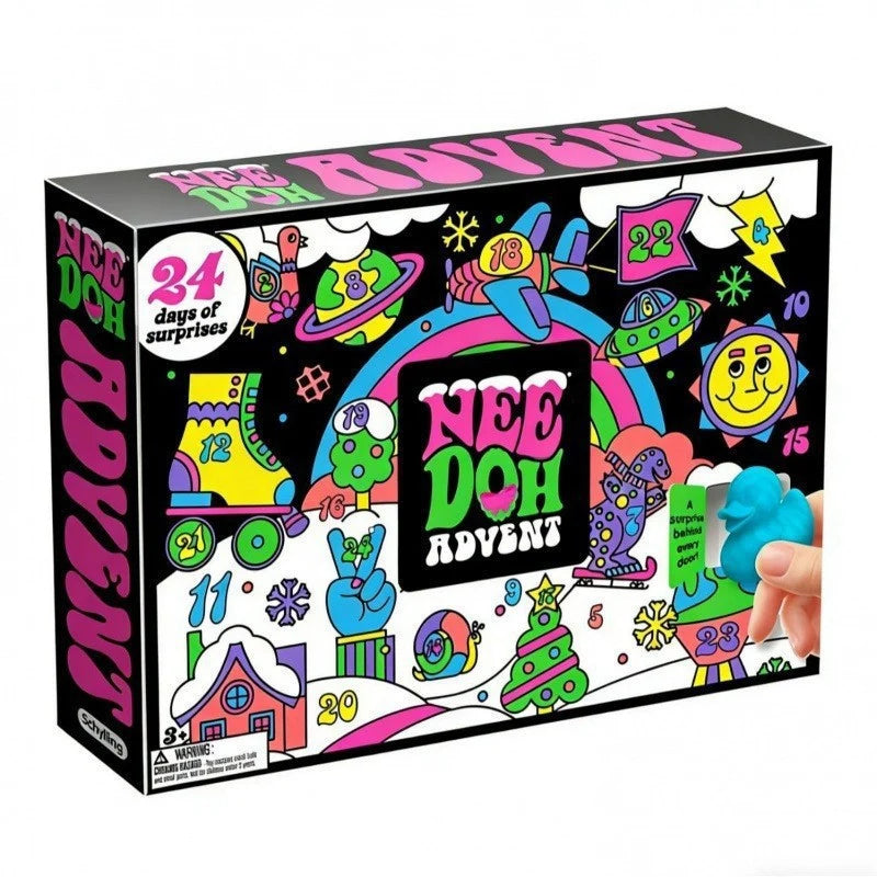 Advent Calendar 24-Day Squishy Toy Set