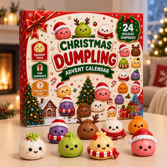Advent Calendar 24 Dumpling Squishies Christmas Countdown
