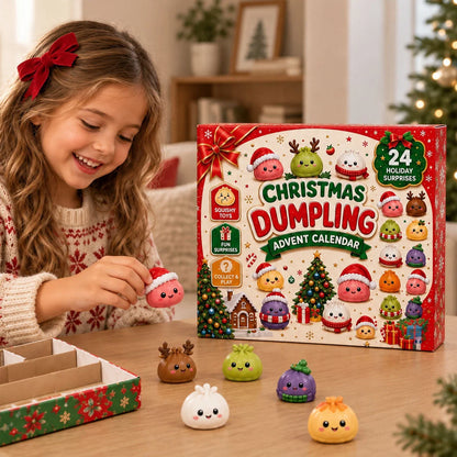 Advent Calendar 24 Dumpling Squishies Christmas Countdown