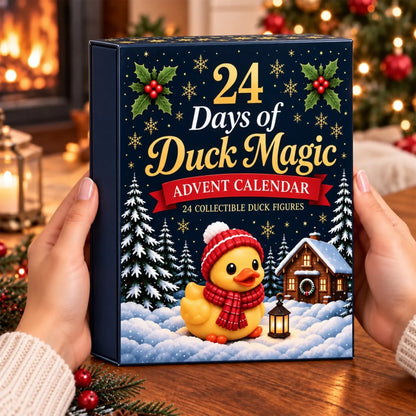Advent Calendar 24 Festive Duck Figures in Costumes