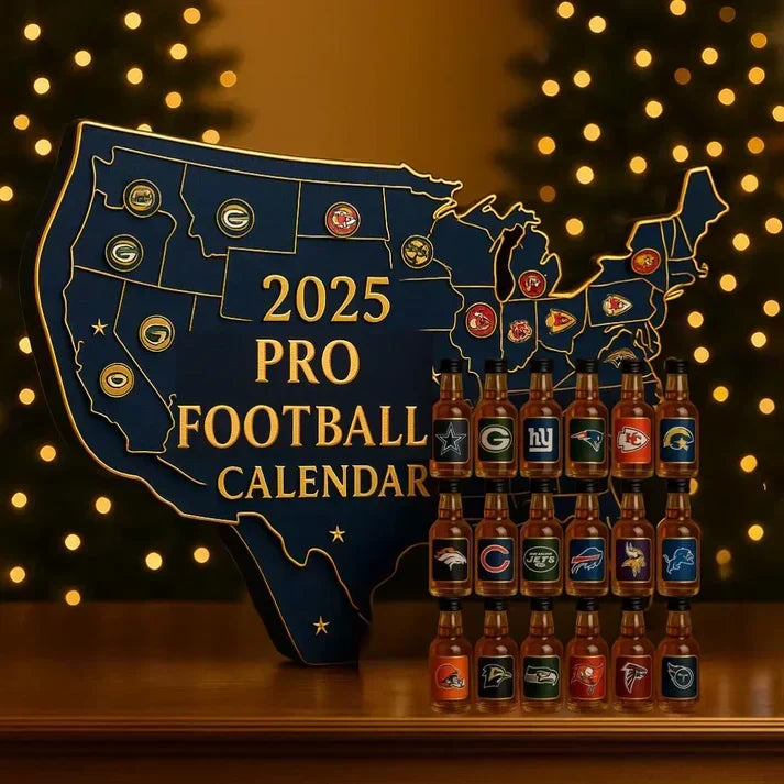 Advent Calendar 24 Mini Bottles Christmas Tree Decorations