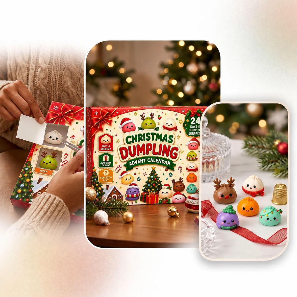 Advent Calendar 24 Squishy Toys for Kids