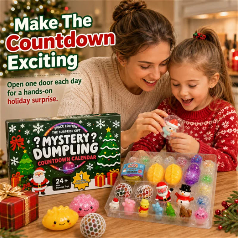Advent Calendar 24 Surprise Squishy Toys for Kids