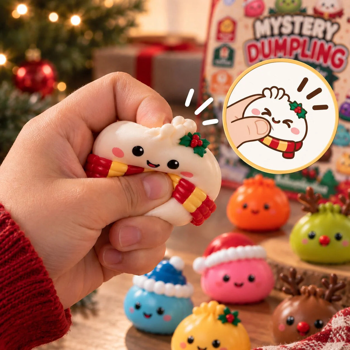 Advent Calendar 24 Unique Squishy Dumplings