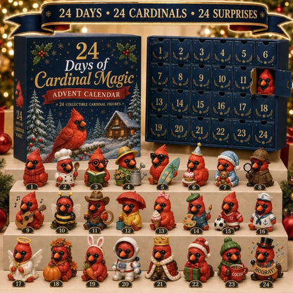 Advent Calendar Acrylic Animal Design 24-Day Countdown