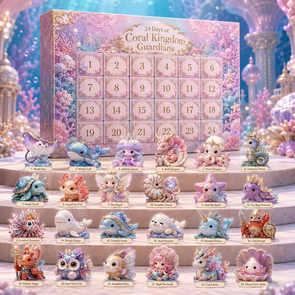 Advent Calendar Acrylic Animal Design 24-Day Countdown