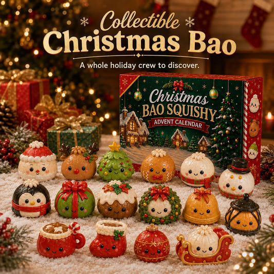 Advent Calendar Bao-Shaped Squishy Figures 24 Days