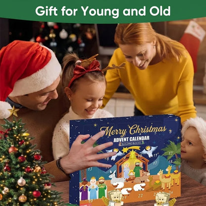 Advent Calendar Building Brick Nativity Scene 24 Sets