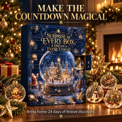 Advent Calendar Christmas Baubles 24-Day Countdown
