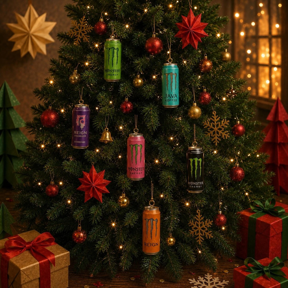 Advent Calendar Energy Drink-Inspired Designs 24-Day Countdown