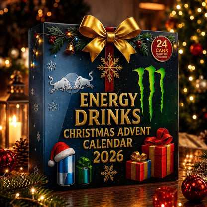 Advent Calendar Energy Drink-Inspired Designs 24-Day Countdown