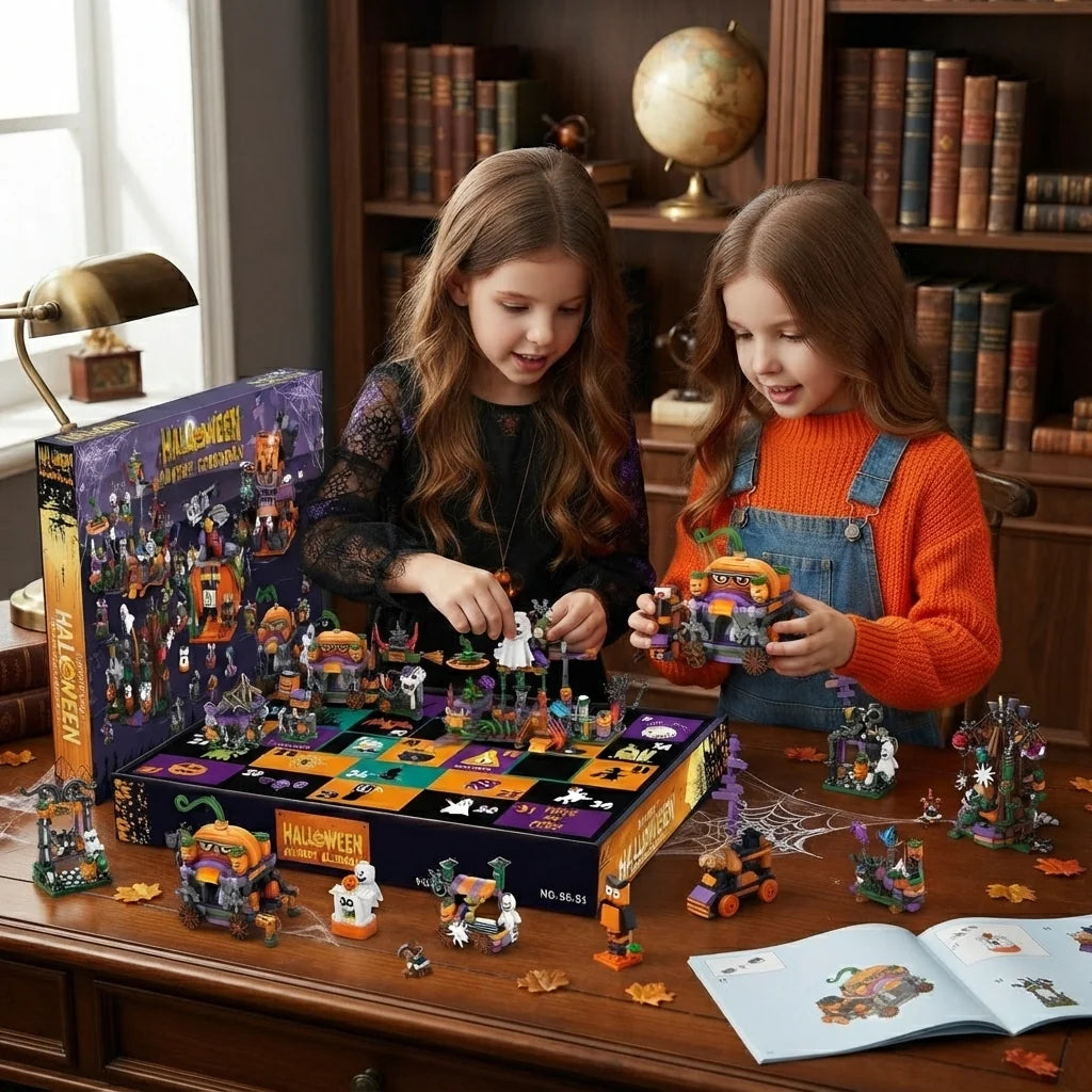 Advent Calendar Halloween 31 Buildable Scenes With Minifigures