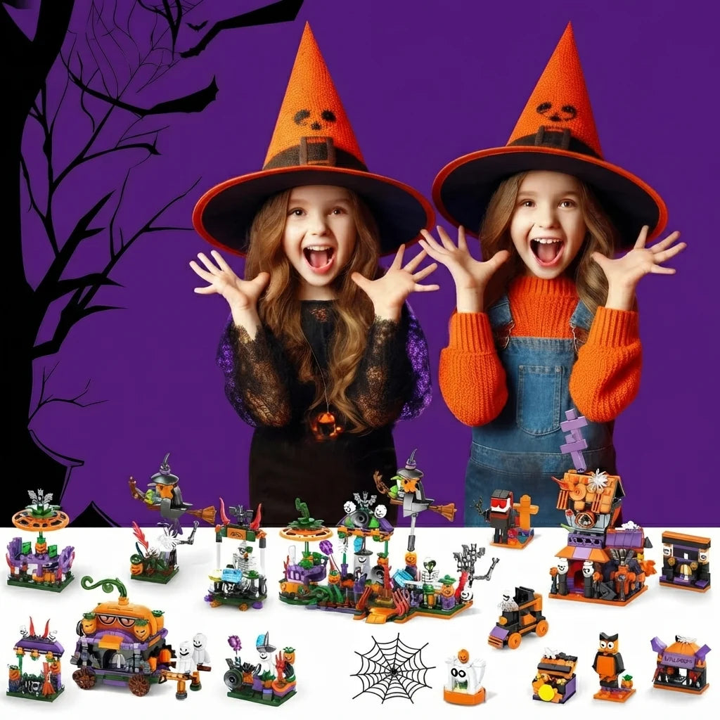 Advent Calendar Halloween 31 Buildable Scenes With Minifigures