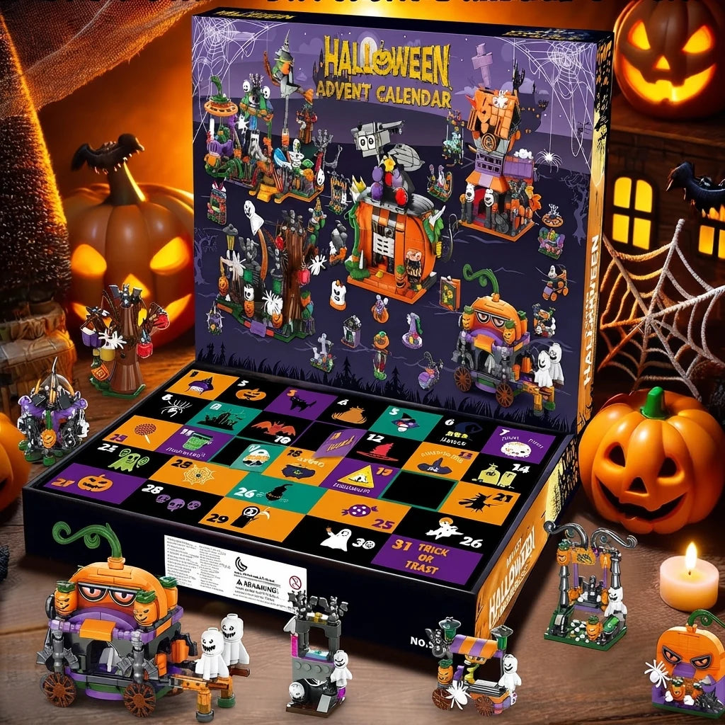 Advent Calendar Halloween 31 Buildable Scenes With Minifigures