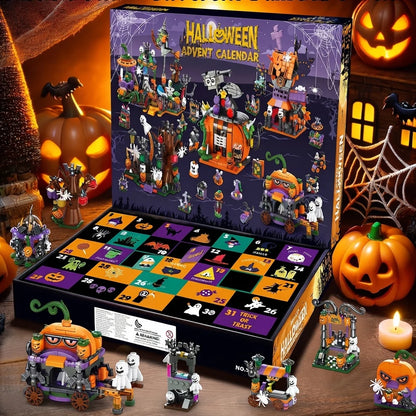 Advent Calendar Halloween 31 Buildable Scenes With Minifigures