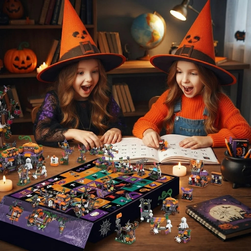 Advent Calendar Halloween 31 Buildable Scenes With Minifigures