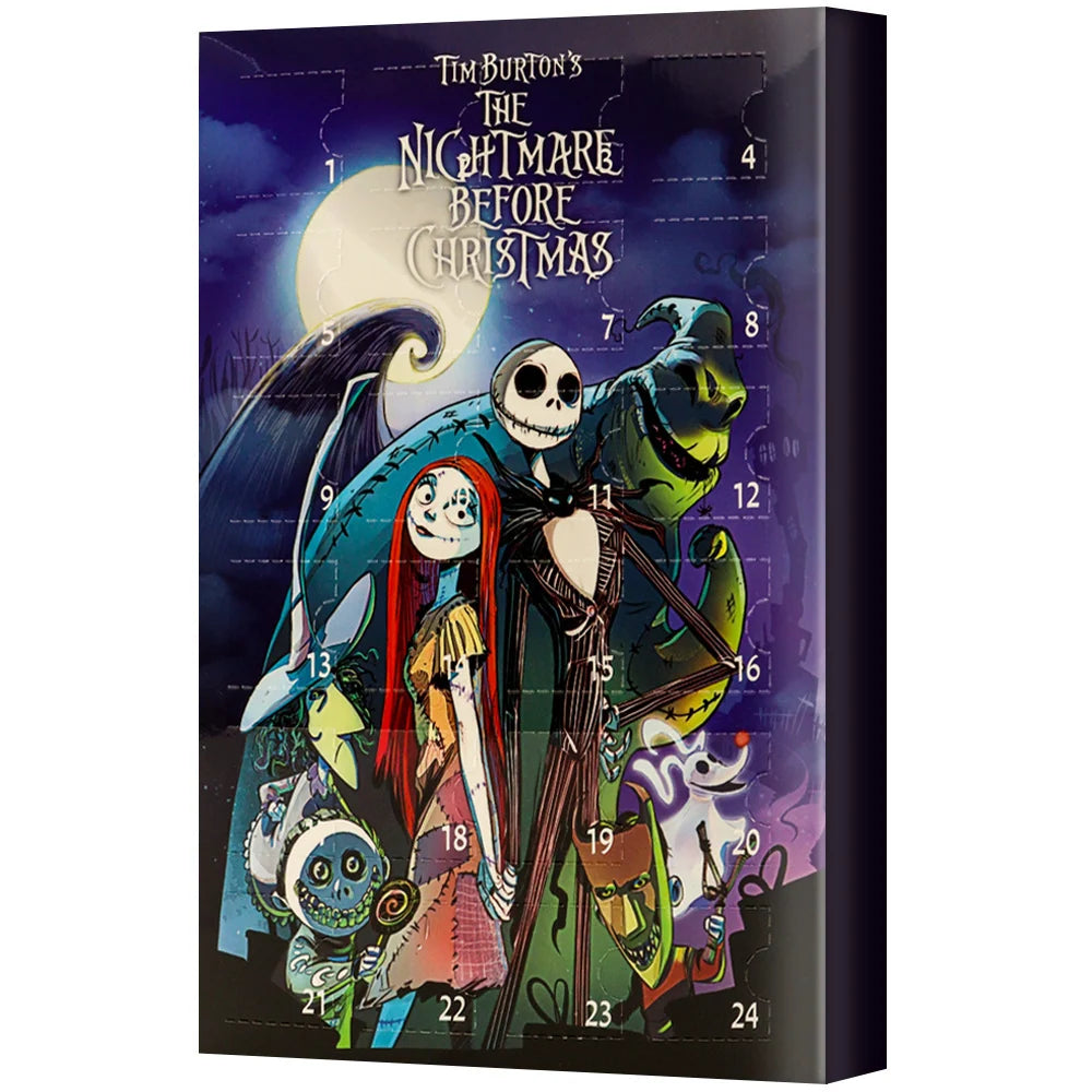 Advent Calendar Halloween-Themed 24-Day Countdown With Figurines
