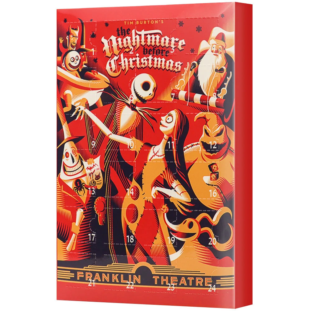 Advent Calendar Halloween-Themed 24-Day Countdown With Figurines