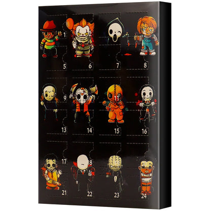 Advent Calendar Halloween-Themed 24-Day Countdown With Figurines
