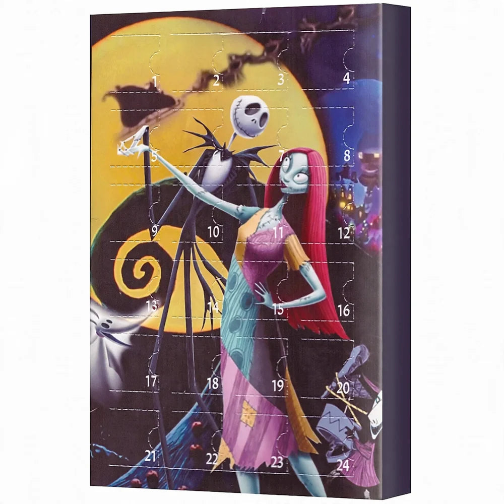 Advent Calendar Halloween-Themed 24-Day Countdown With Figurines