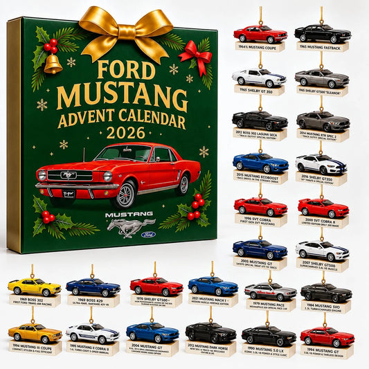 Advent Calendar Mustang-Inspired 24-Day Collectible