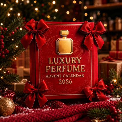 Advent Calendar Perfume Bottle Design 24-Day Countdown