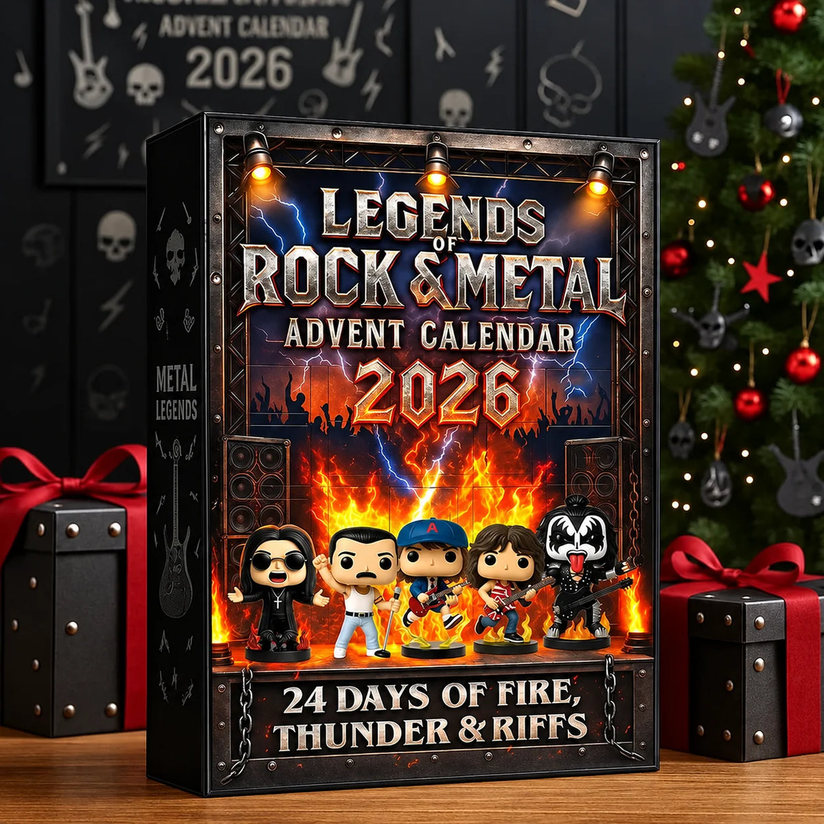 Advent Calendar Rock Music 24 Mini PVC Figures