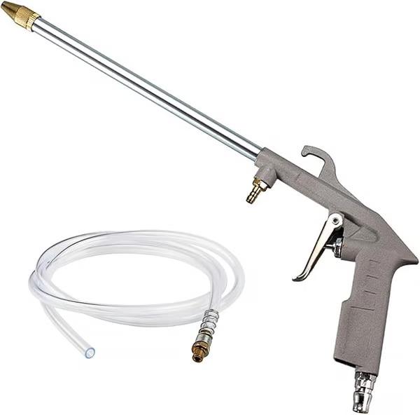Air Blow Gun Copper Tip Long Nozzle Non-Slip Grip