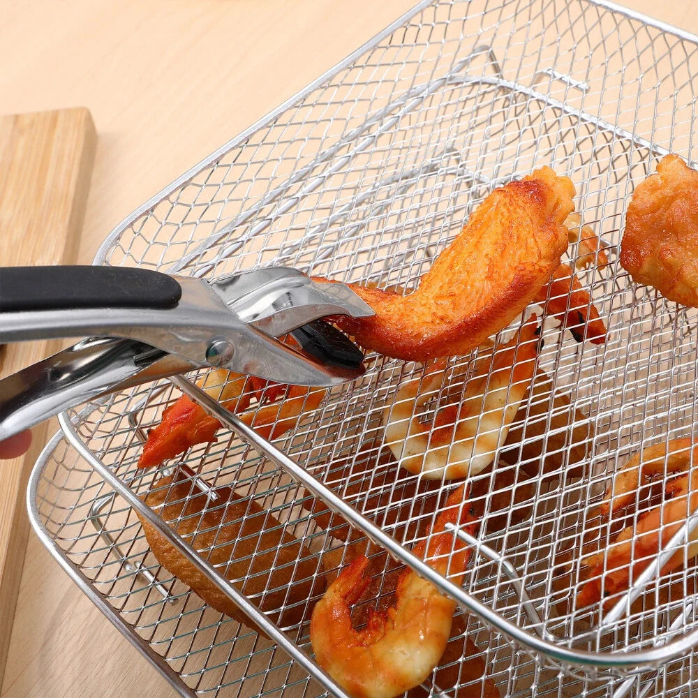 Air Fryer Baskets Stackable Stainless Steel Set of 3