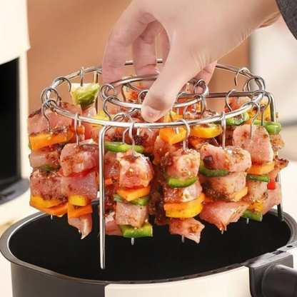 Air Fryer Grill Attachment Nonstick Stainless Steel Dishwasher Safe