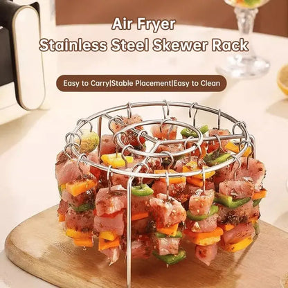 Air Fryer Grill Set Removable Non-Stick Stainless Steel