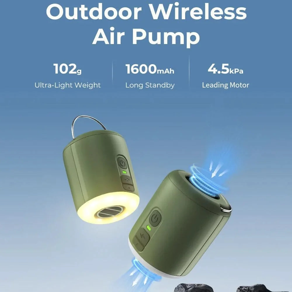 Air Pump Rechargeable Integrated LED Nozzle Set