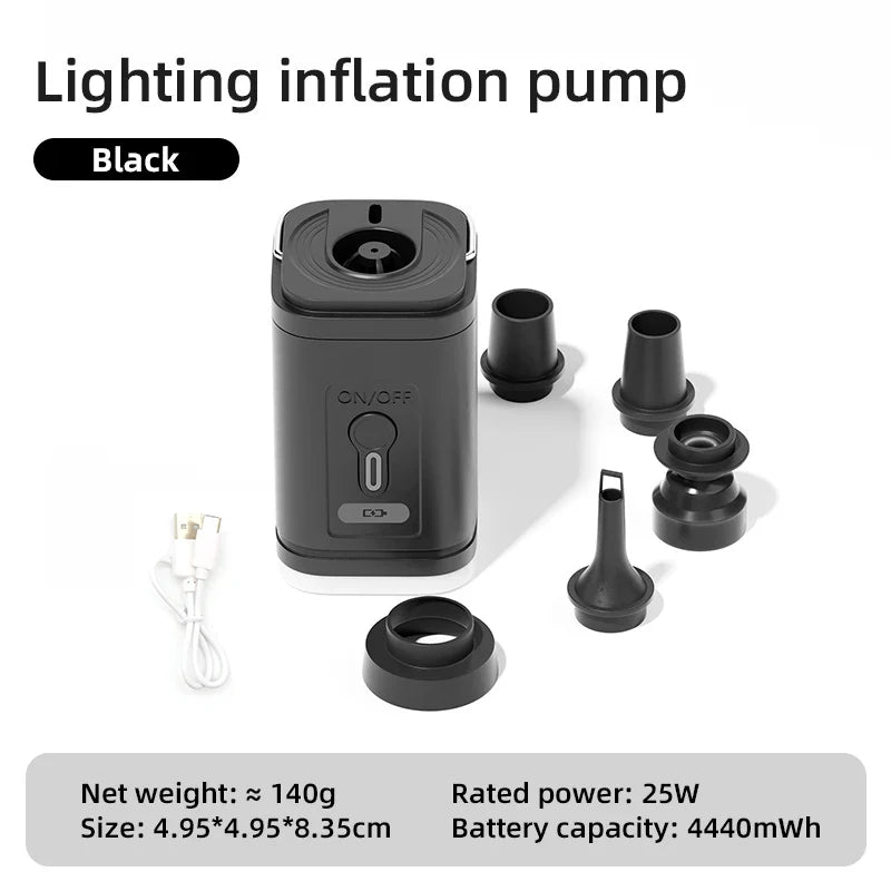 Air Pump USB Rechargeable 2-in-1 Inflate & Deflate