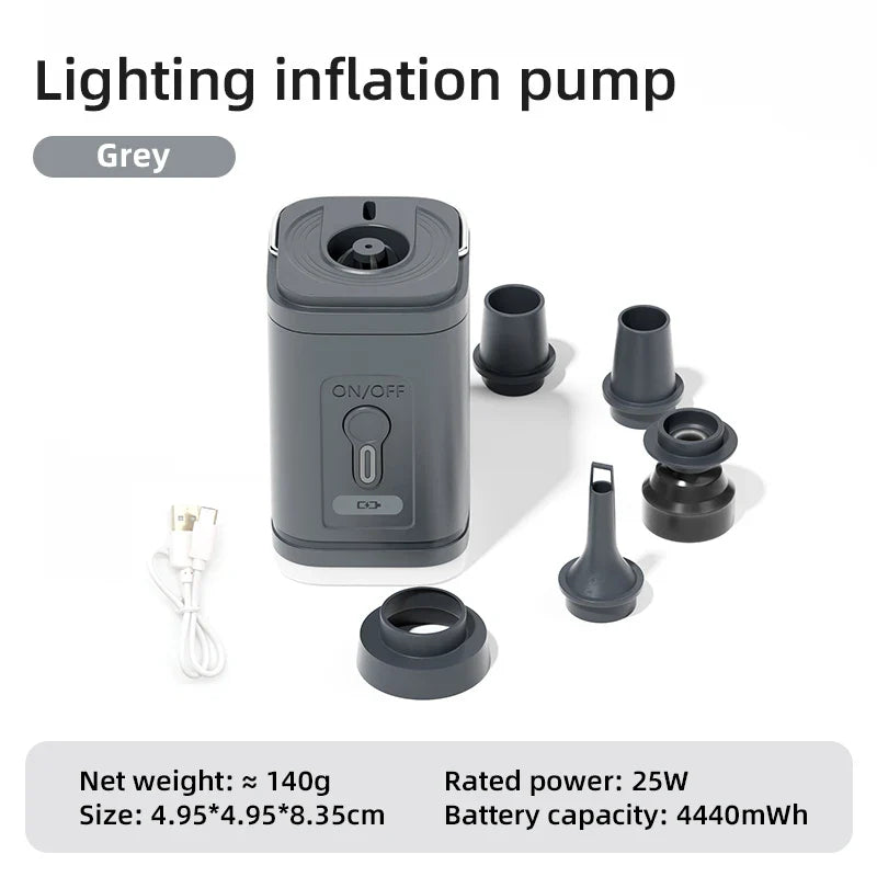 Air Pump USB Rechargeable 2-in-1 Inflate & Deflate