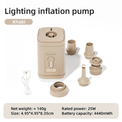 Air Pump USB Rechargeable 2-in-1 Inflate & Deflate