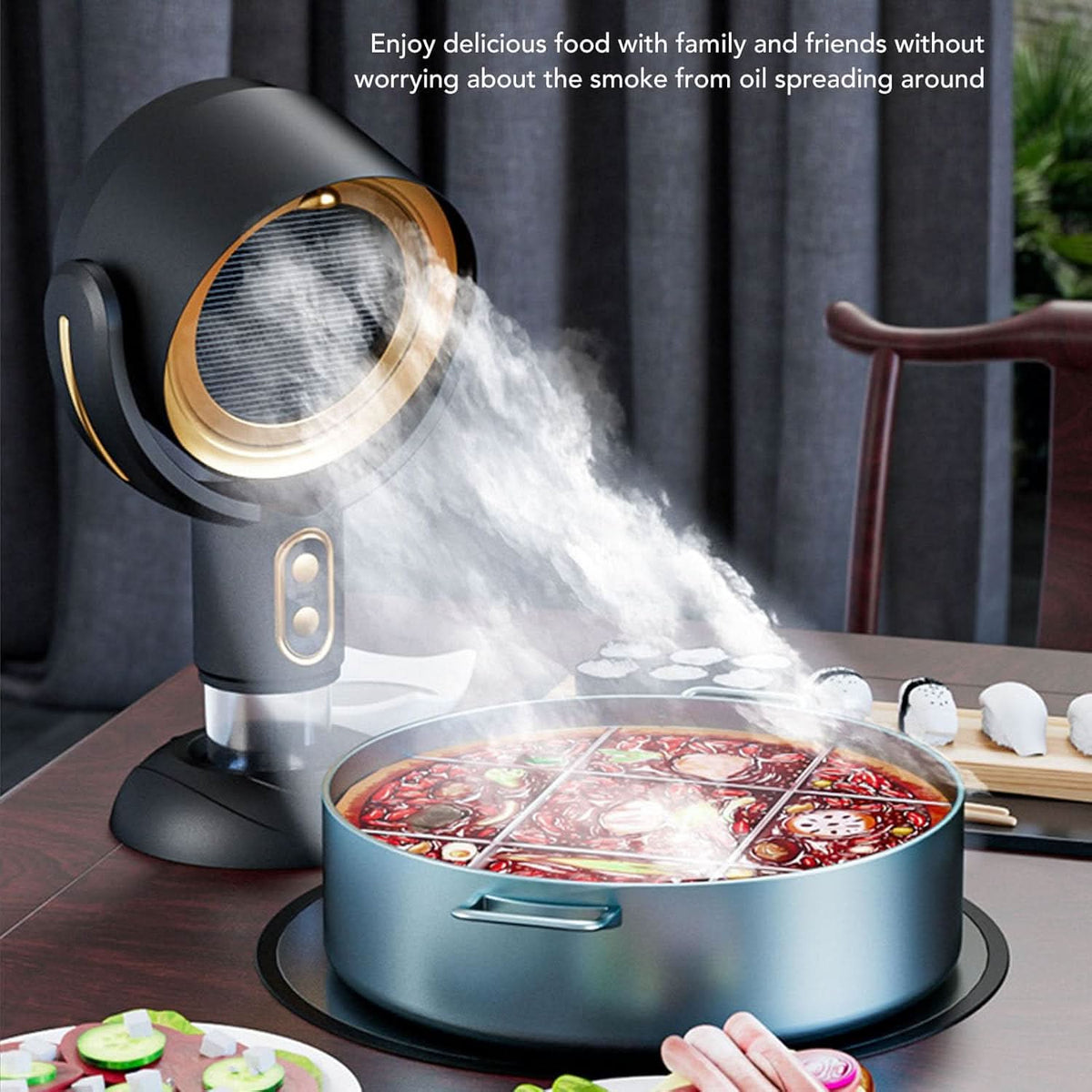 Air Purifier Smoke & Odor Removal Whisper-Quiet